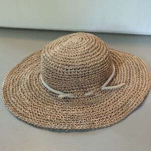 Sun Hat Woven Tan‎